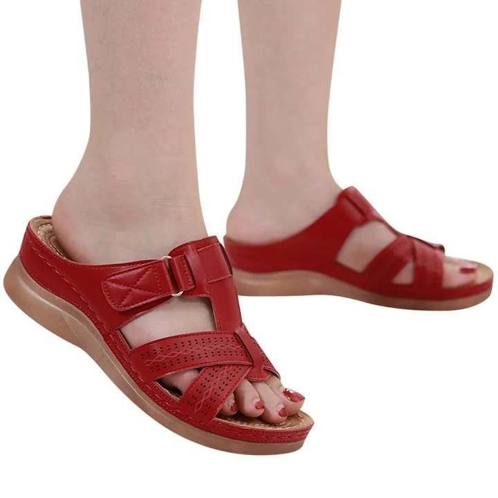 🔥Letzter Tag 60 % Rabatt🔥 – Edle, bequeme Vintage-Sandalen mit offener Zehenpartie