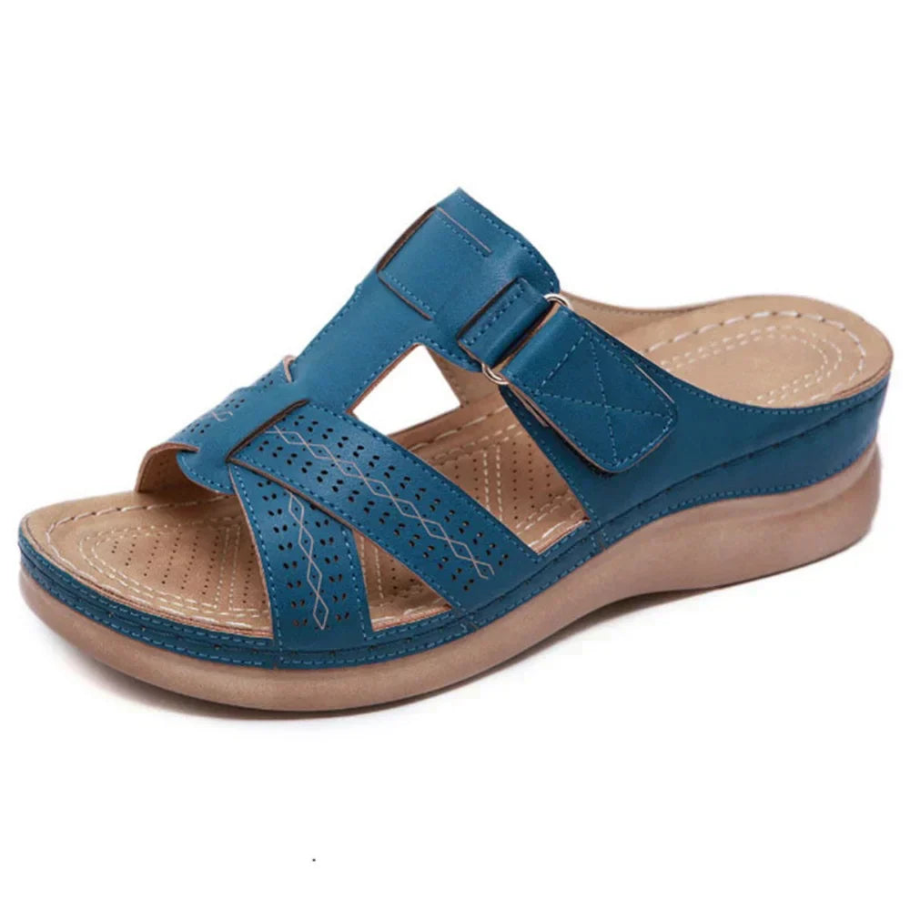 🔥Letzter Tag 60 % Rabatt🔥 – Edle, bequeme Vintage-Sandalen mit offener Zehenpartie