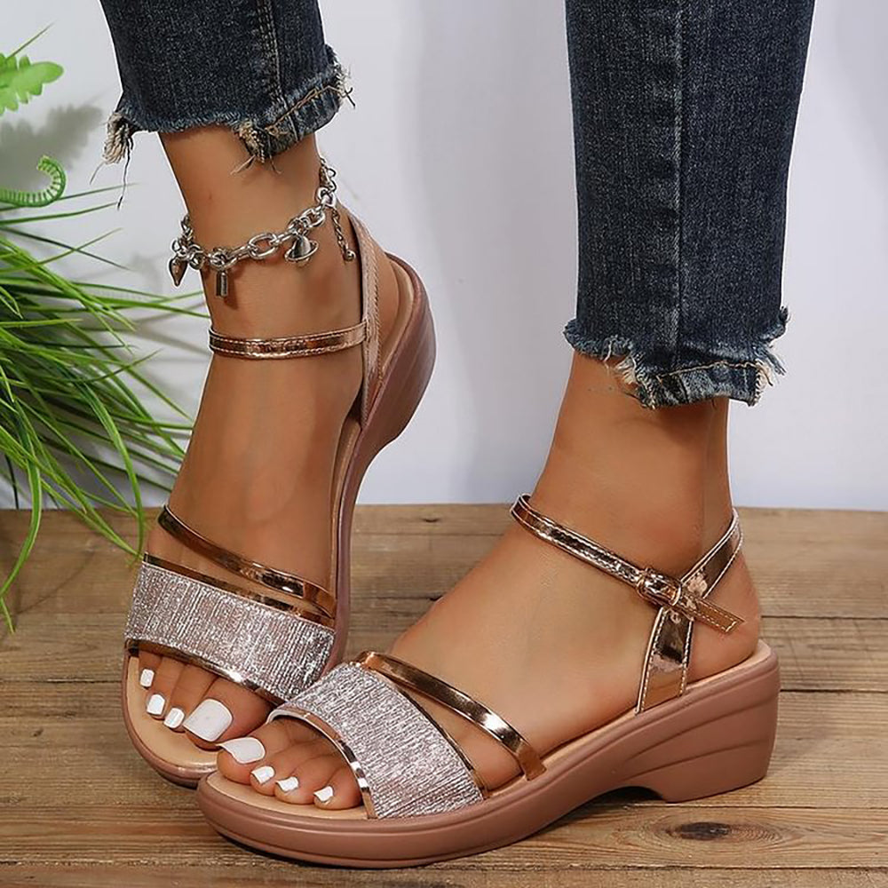 🔥LETZTER TAG 50% RABATT🔥NEUE ORTHOPÄDISCHE KEILSANDALEN FÜR DAMEN MIT OFFENER ZEHENPARTIE 2024