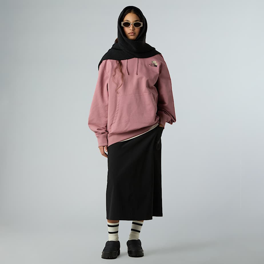 Unisex Dome Flower Relaxed Graphic Hoodie