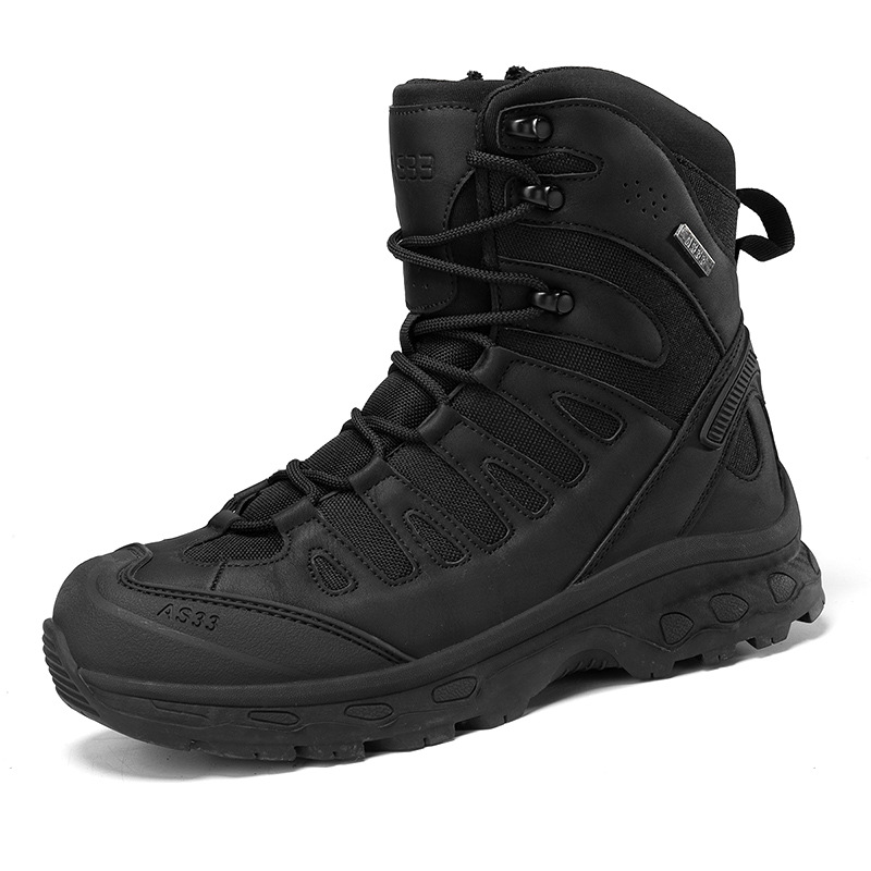 Militärische taktische Herren-Arbeitsstiefel, wasserdicht, rutschfest, pannensicher, knöchelhoch, Anti-Verstauchung
