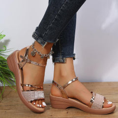 🔥LETZTER TAG 50% RABATT🔥NEUE ORTHOPÄDISCHE KEILSANDALEN FÜR DAMEN MIT OFFENER ZEHENPARTIE 2024