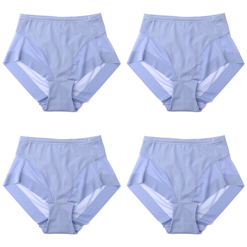 🔥Hot Sale Pay 1 Get 4🔥High Waist Ice Silk Seamless Shaping Briefs