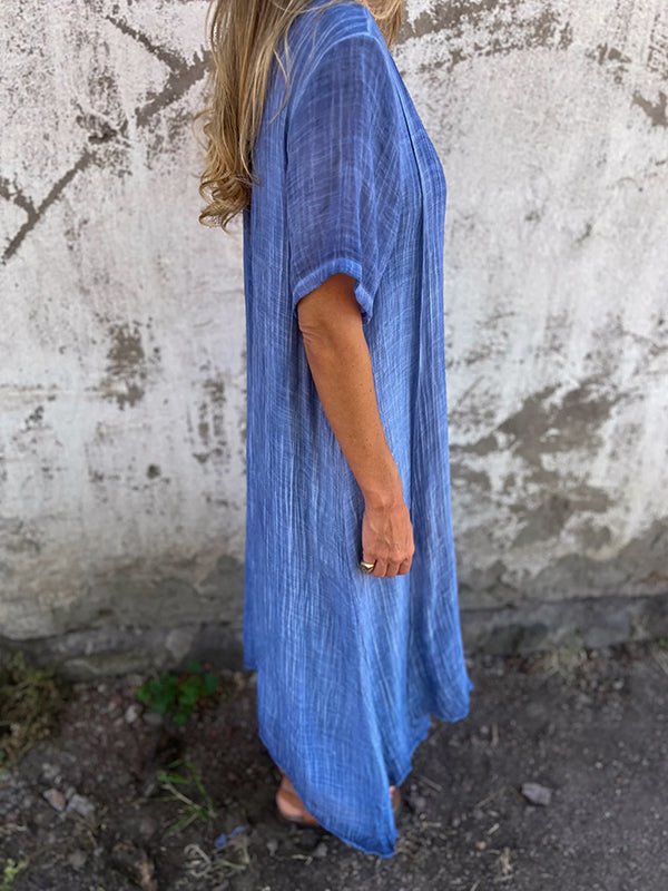Kates Liebling - Midi-Kleid mit V-Ausschnitt